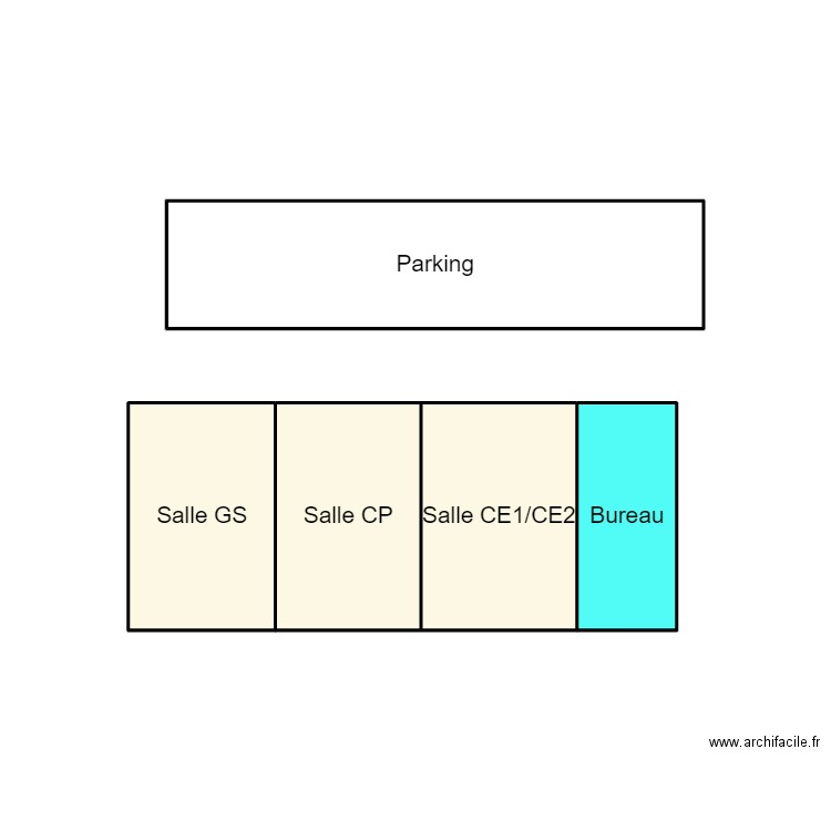 Plan école. Plan de 0 pièce et 0 m2