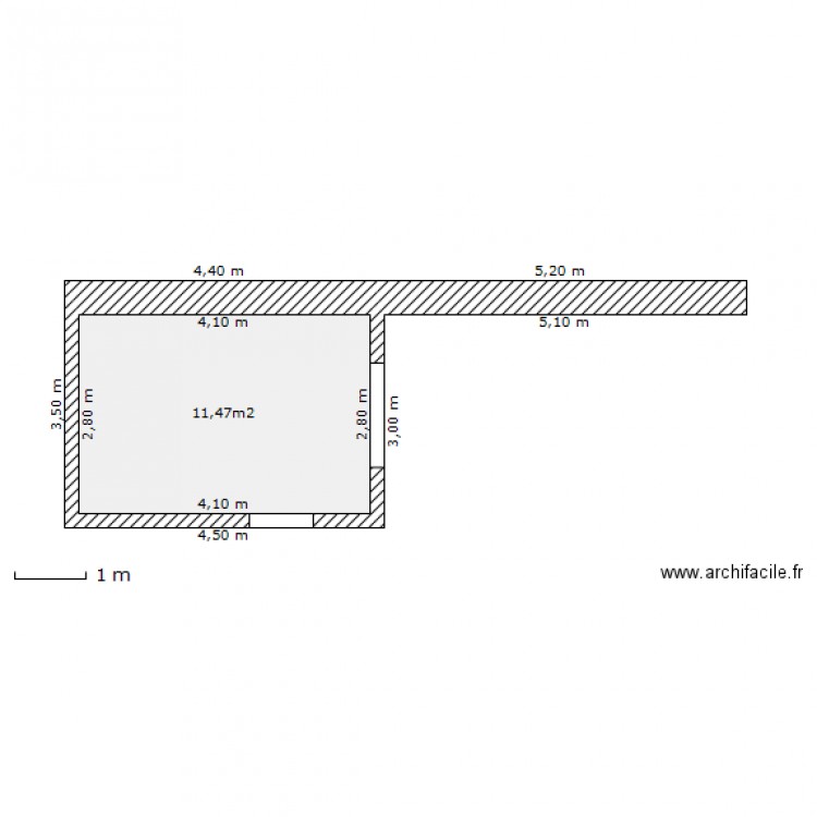 Cadole  ( abri de jardin  ). Plan de 0 pièce et 0 m2