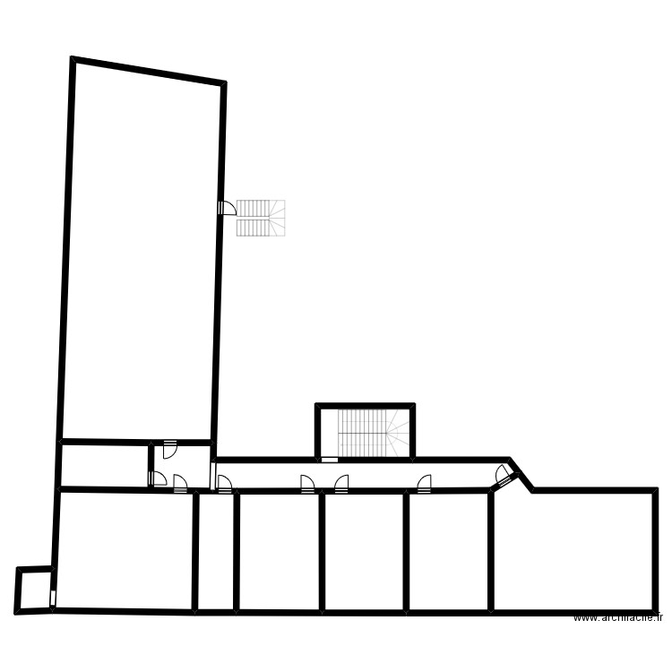 Fosses bloc A étage 2. Plan de 0 pièce et 0 m2