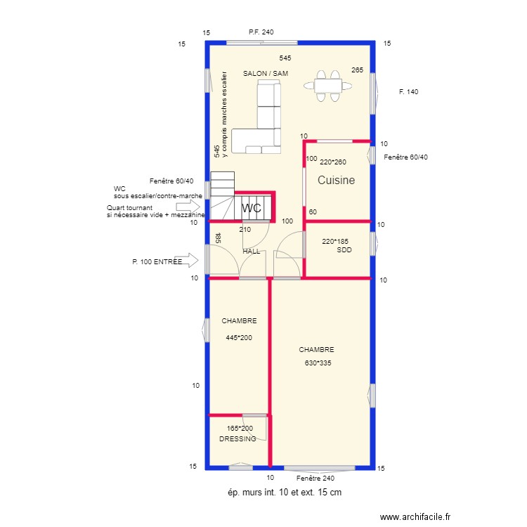 CHALET SERGE 6 juin 2020. Plan de 0 pièce et 0 m2