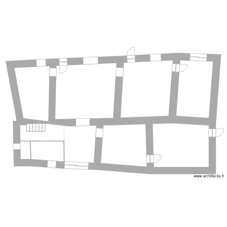 Maison des Moussandières. Plan de 0 pièce et 0 m2