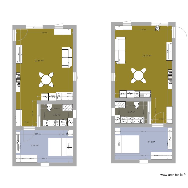 Appartement T2 . Plan de 0 pièce et 0 m2