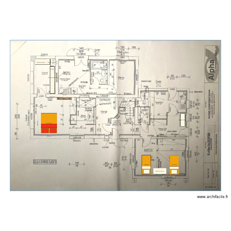 Plan RdC. Plan de 0 pièce et 0 m2