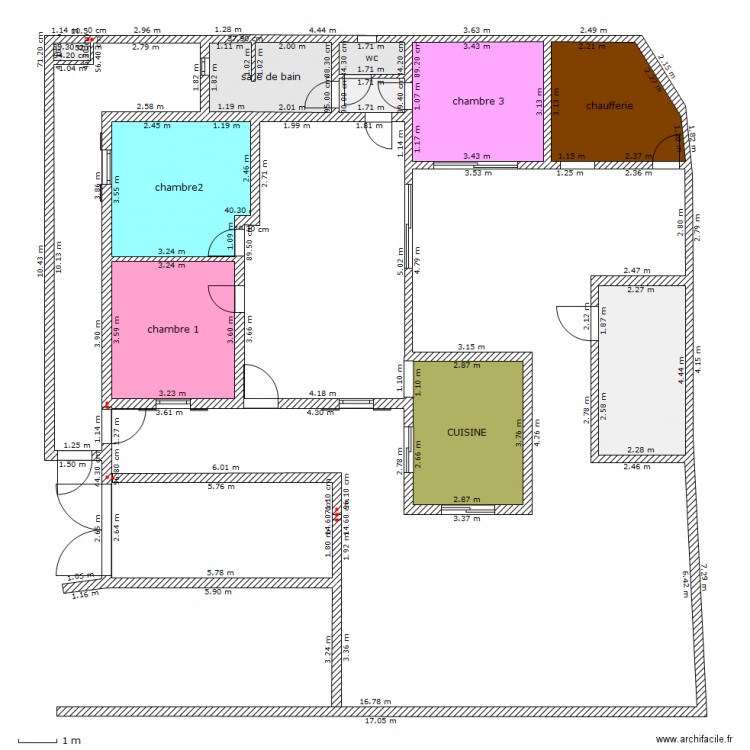 plan maison avec cabanon. Plan de 0 pièce et 0 m2