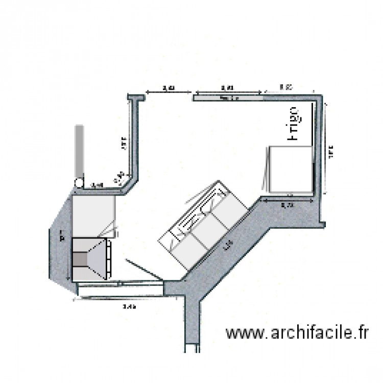 Cuisine 5. Plan de 0 pièce et 0 m2