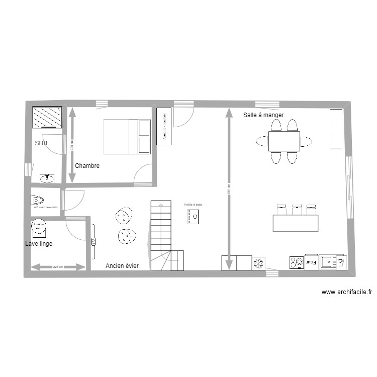 La grange 2 Dernier plan . Plan de 0 pièce et 0 m2