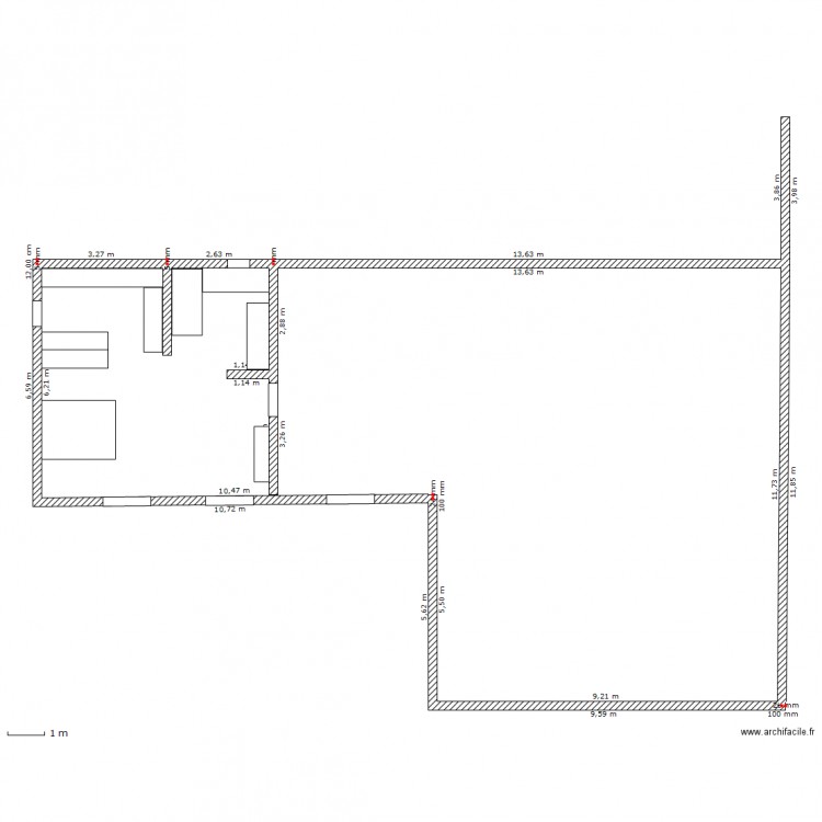 maison contemporaine 1. Plan de 0 pièce et 0 m2