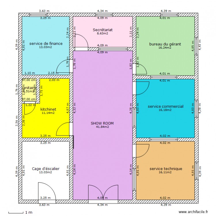 azm sante 1er étage . Plan de 0 pièce et 0 m2