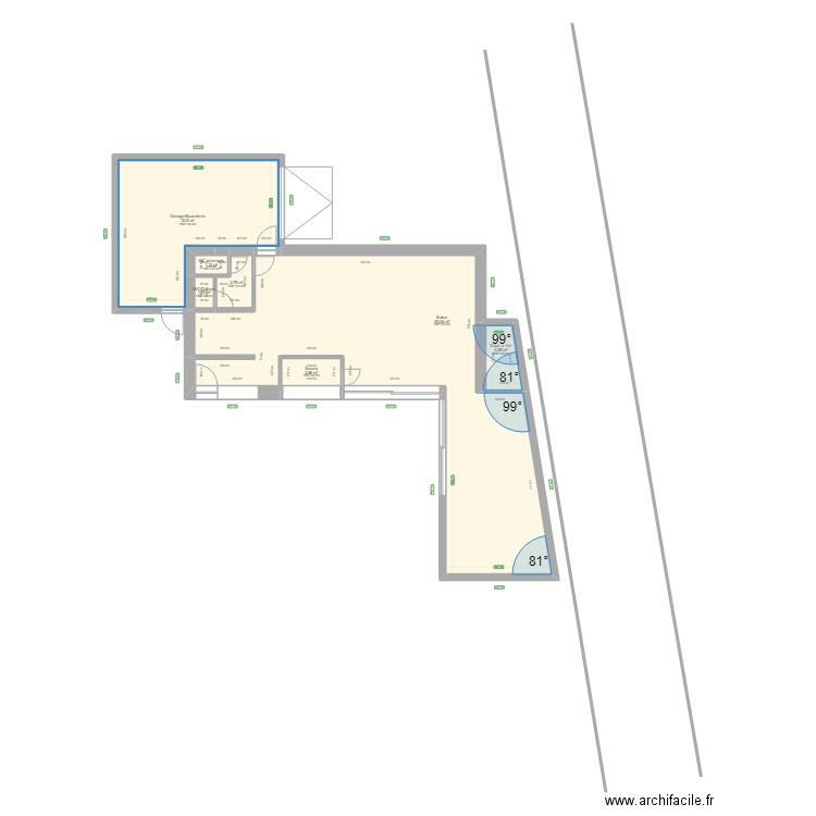 REZ . Plan de 0 pièce et 0 m2