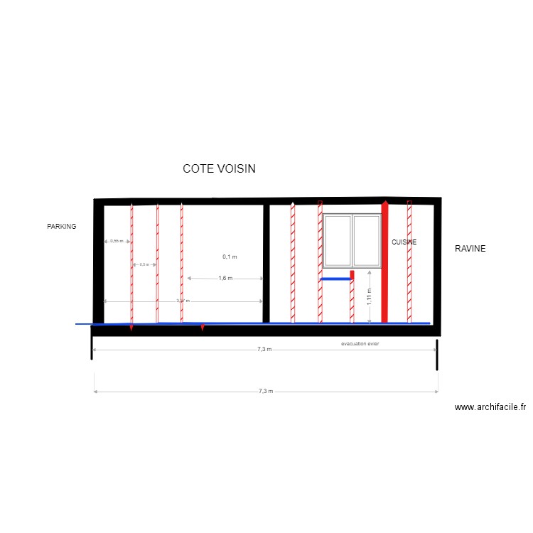 COTE . Plan de 0 pièce et 0 m2