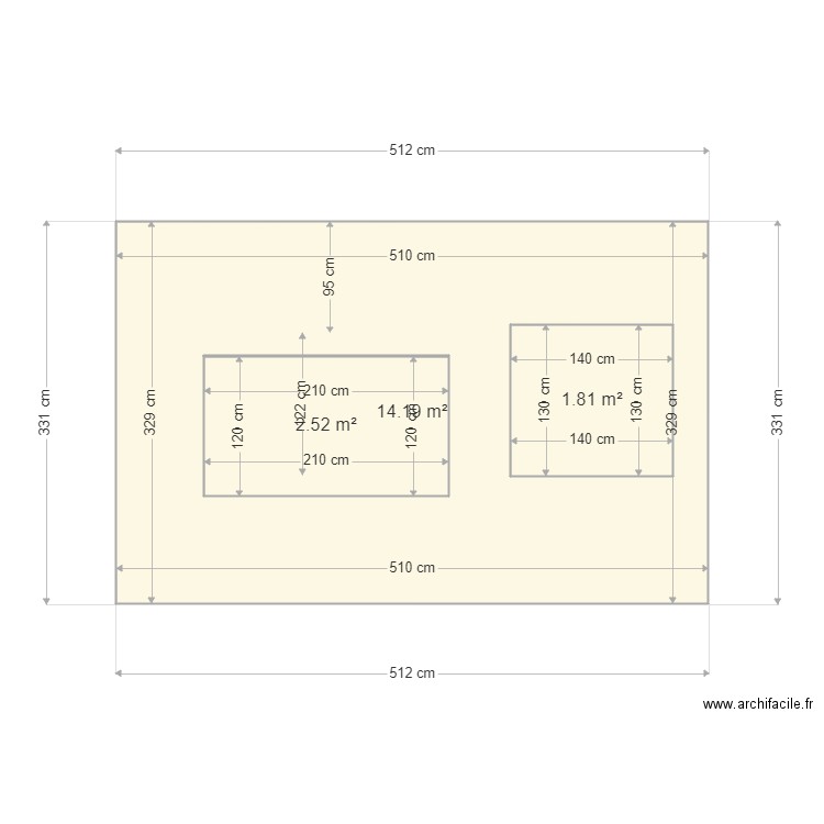 garage1. Plan de 0 pièce et 0 m2