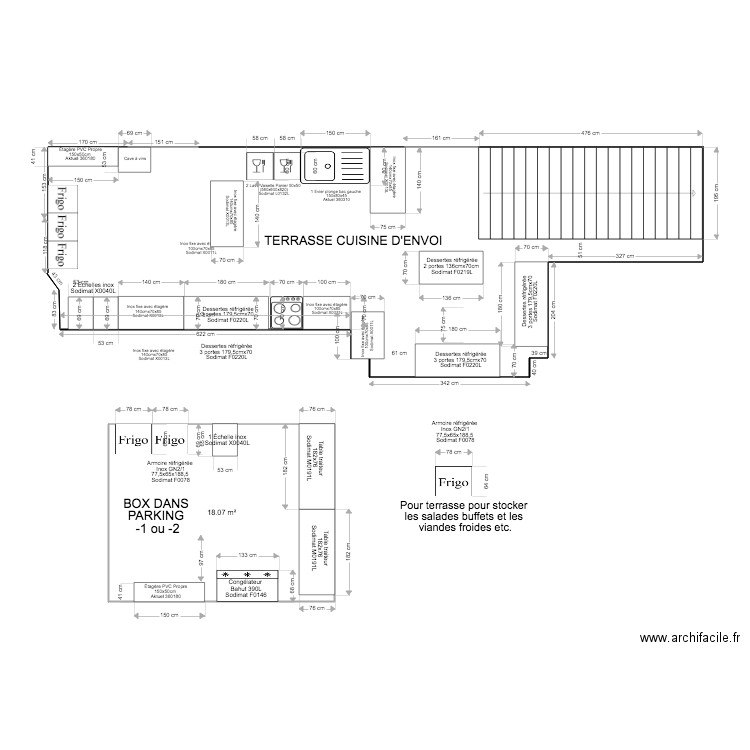 UGC terrasse DG 2019. Plan de 0 pièce et 0 m2