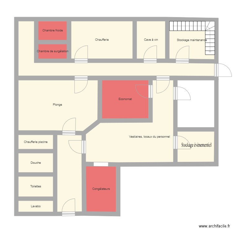 Sous sol villa. Plan de 0 pièce et 0 m2