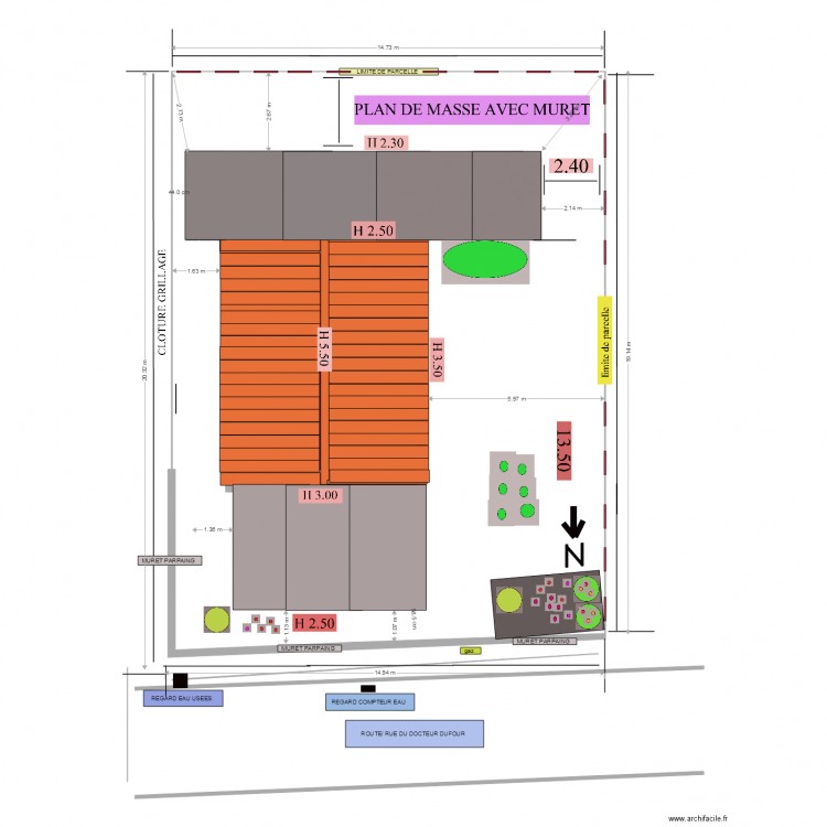 plan de masse2. Plan de 0 pièce et 0 m2