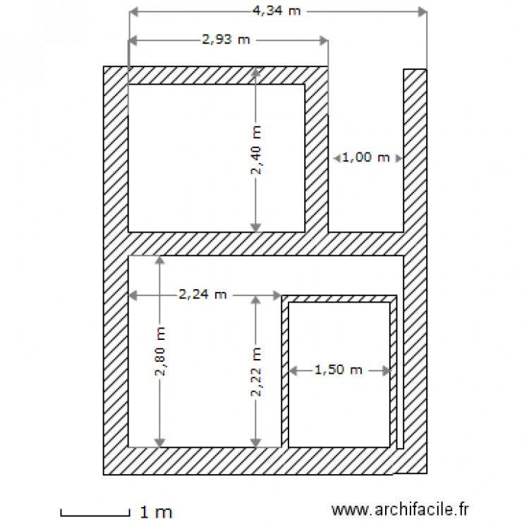 Plan d'ouverture. Plan de 0 pièce et 0 m2