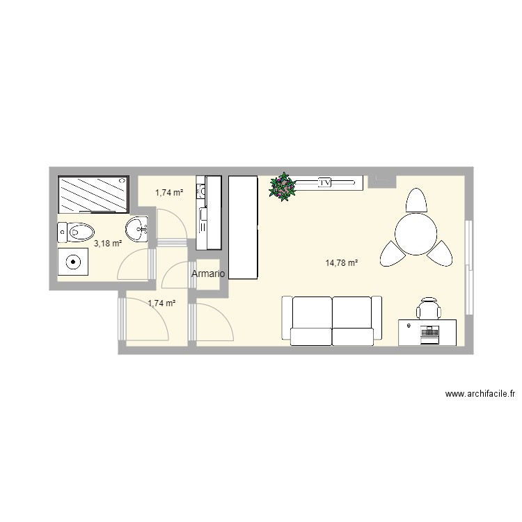 Francisco Silvela 35 3 M. Plan de 0 pièce et 0 m2