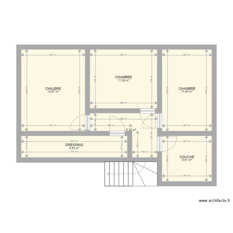 REZ DUPLEX. Plan de 0 pièce et 0 m2