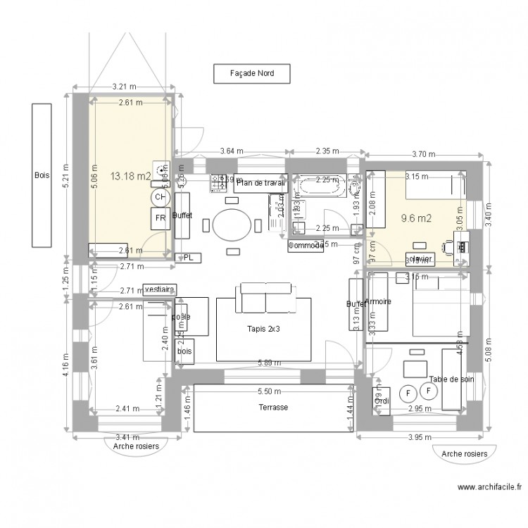 Plan maison Jocelyne 7 juin 2015. Plan de 0 pièce et 0 m2