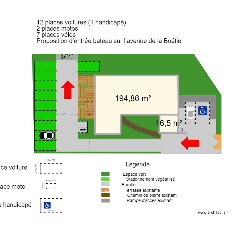 MAISON DE SANTE 1. Plan de 2 pièces et 211 m2