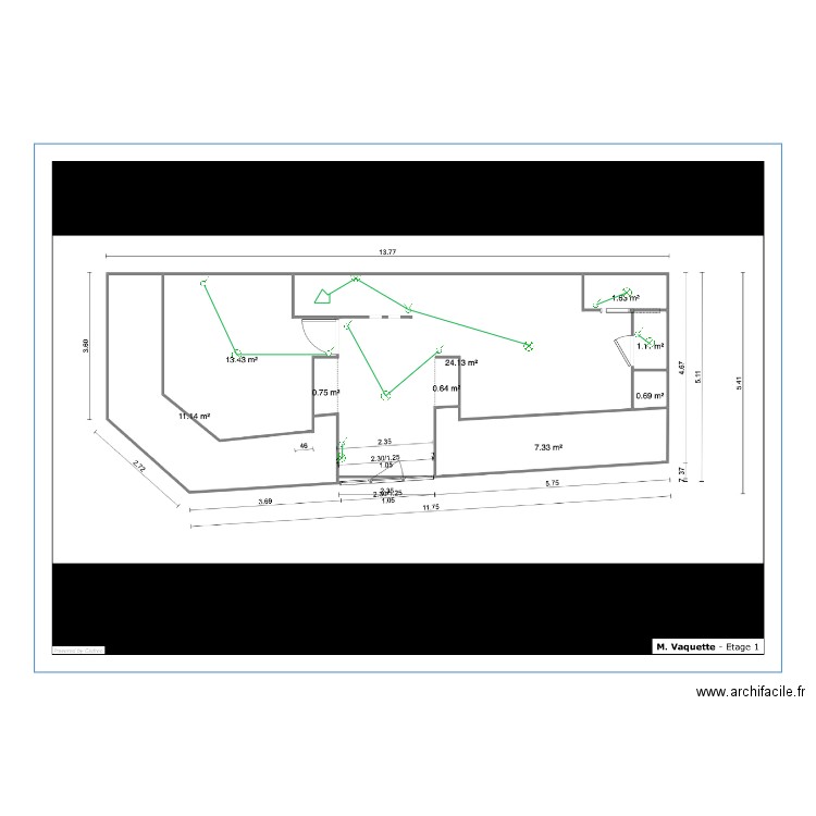 Vaquette ECL R2. Plan de 0 pièce et 0 m2