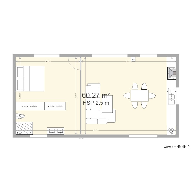 Maison. Plan de 0 pièce et 0 m2