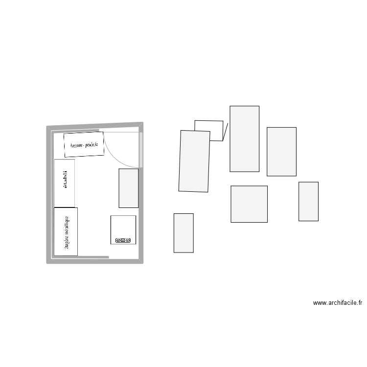 cellier 1. Plan de 0 pièce et 0 m2