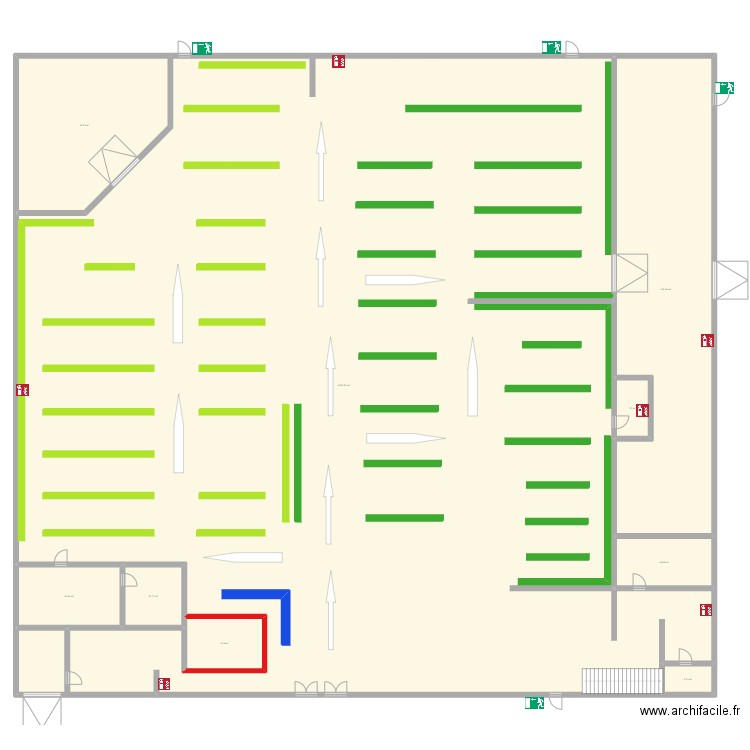 Plan de masse Boulanger. Plan de 0 pièce et 0 m2