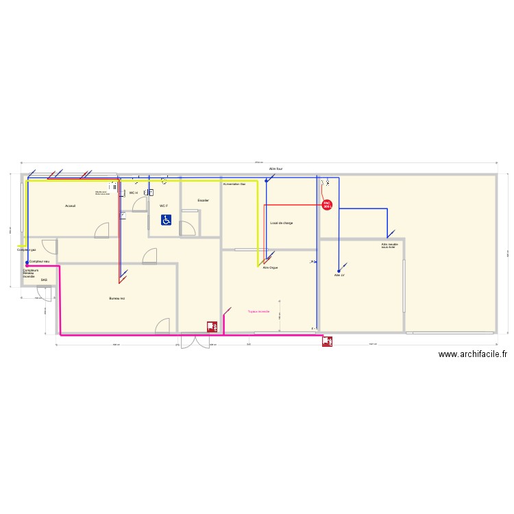 BANL Sanitaire Rez. Plan de 0 pièce et 0 m2