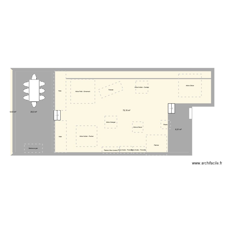 jardin avant. Plan de 0 pièce et 0 m2