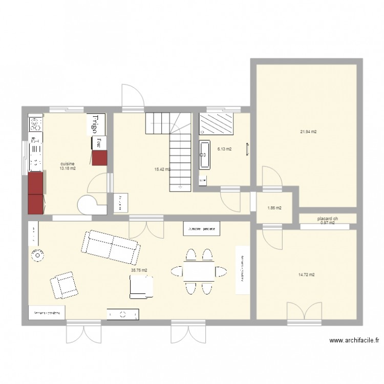 projet ouverture 21032016bis. Plan de 0 pièce et 0 m2