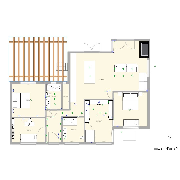 Plan Grevenmacher projetée UPDATE new. Plan de 0 pièce et 0 m2