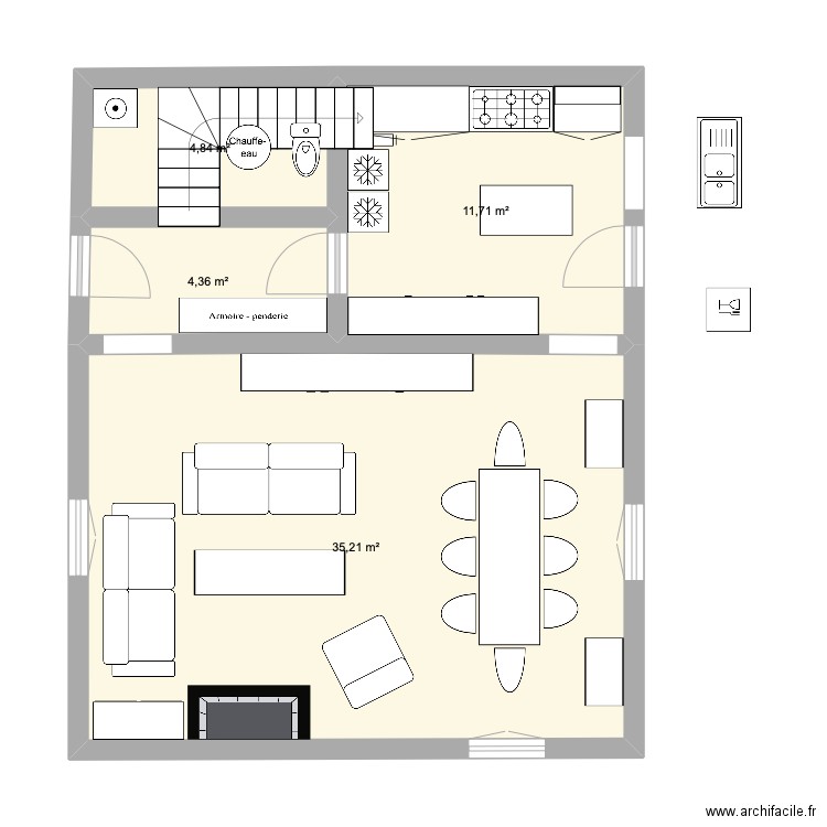 plan RDC. Plan de 0 pièce et 0 m2