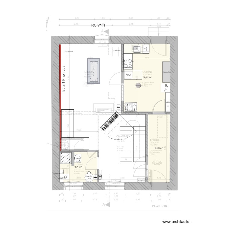 RC V2_I. Plan de 3 pièces et 26 m2