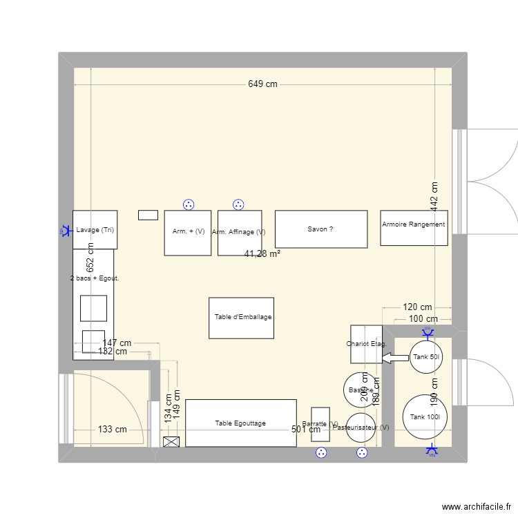 LABO 2 Grand. Plan de 1 pièce et 41 m2