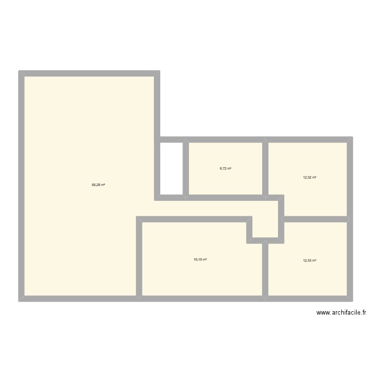 MAISON 2 L. Plan de 5 pièces et 119 m2