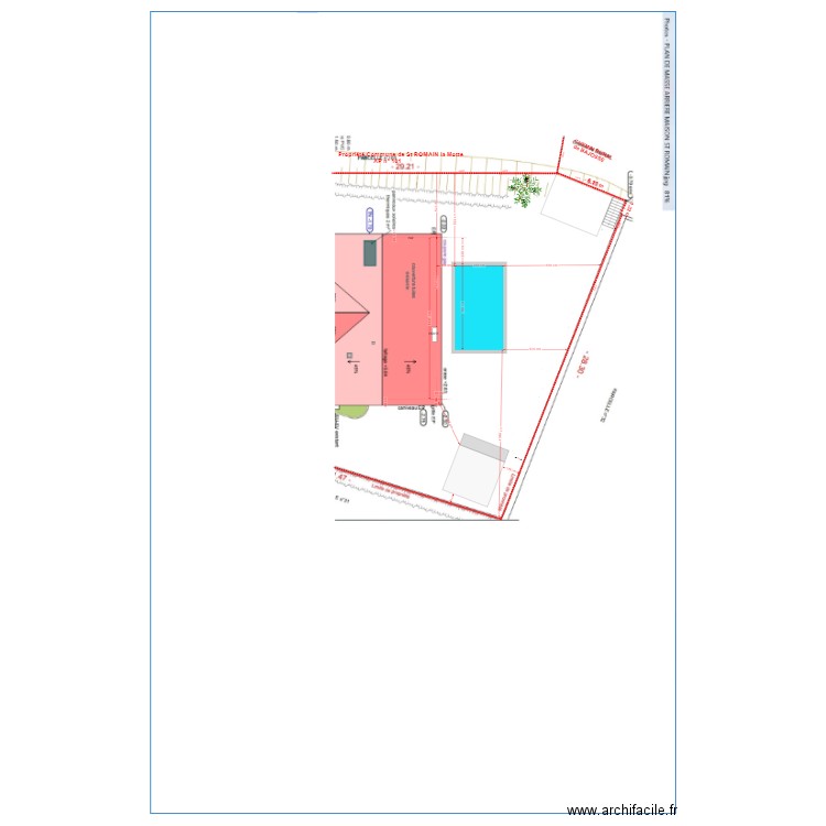 plan de masse 06 10 2024 . Plan de 0 pièce et 0 m2