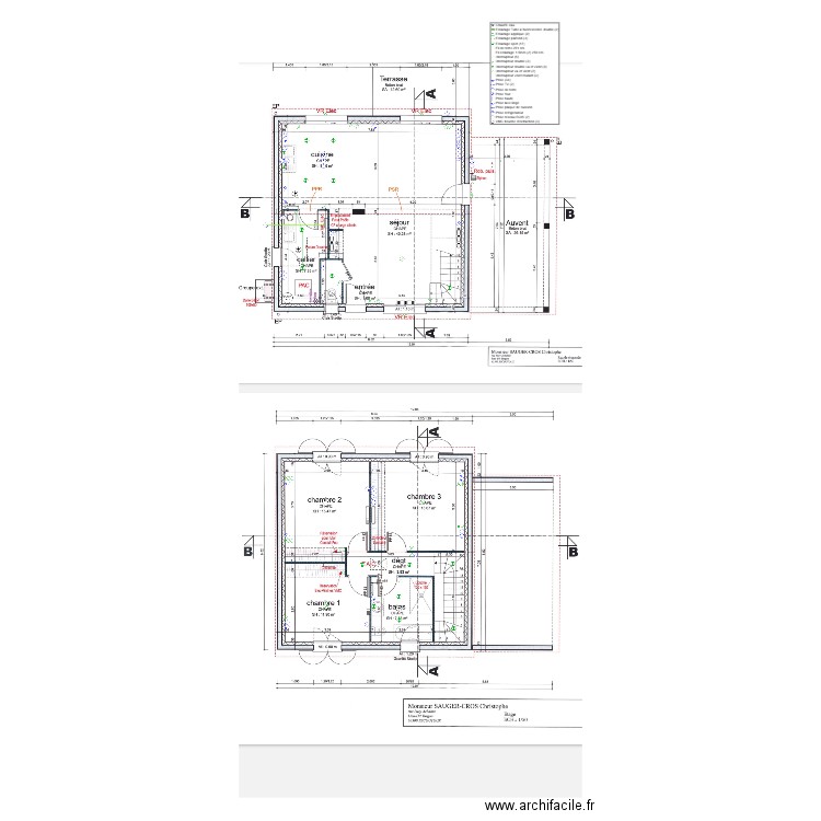 Maison fini . Plan de 0 pièce et 0 m2