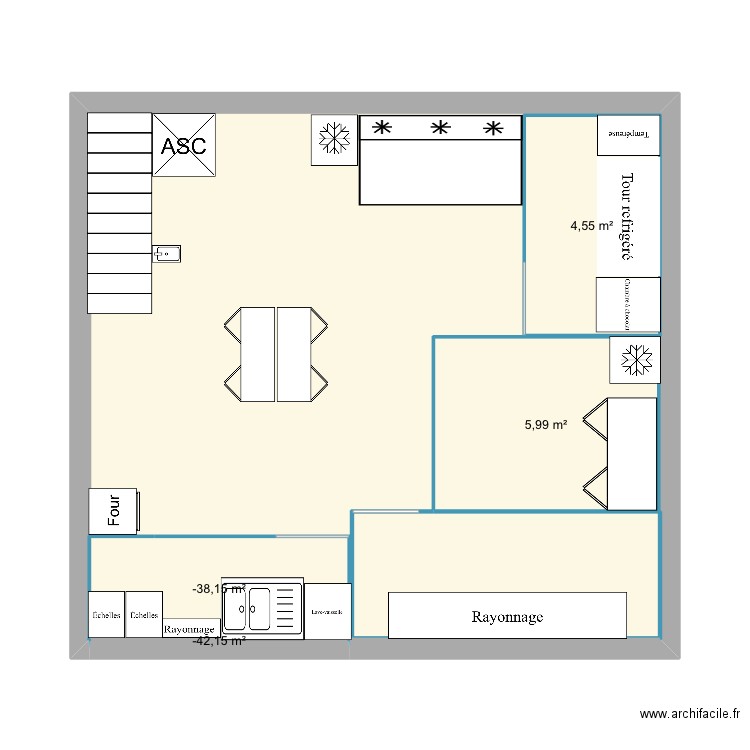 Lobao. Plan de 4 pièces et 15 m2