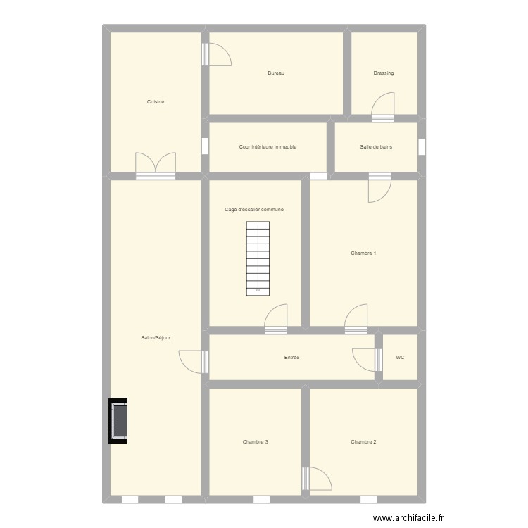 plan . Plan de 12 pièces et 161 m2