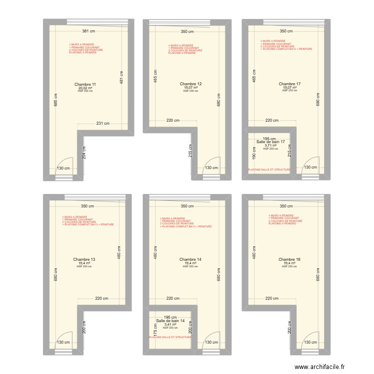 plan crous - accueillir. Plan de 8 pièces et 123 m2