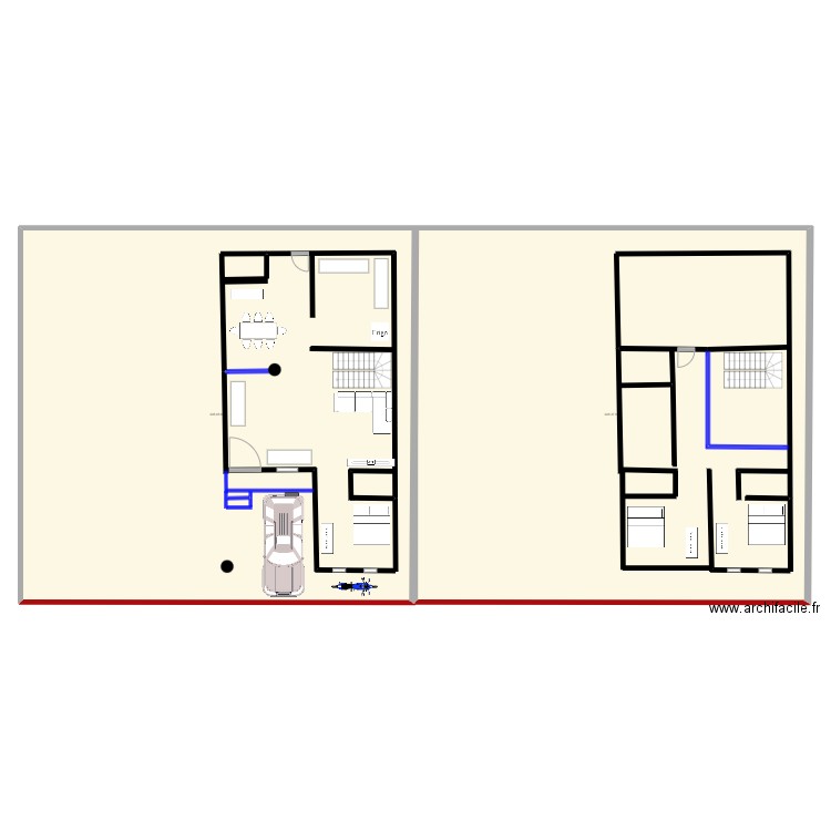 KARAIKAL PSR 2. Plan de 2 pièces et 677 m2