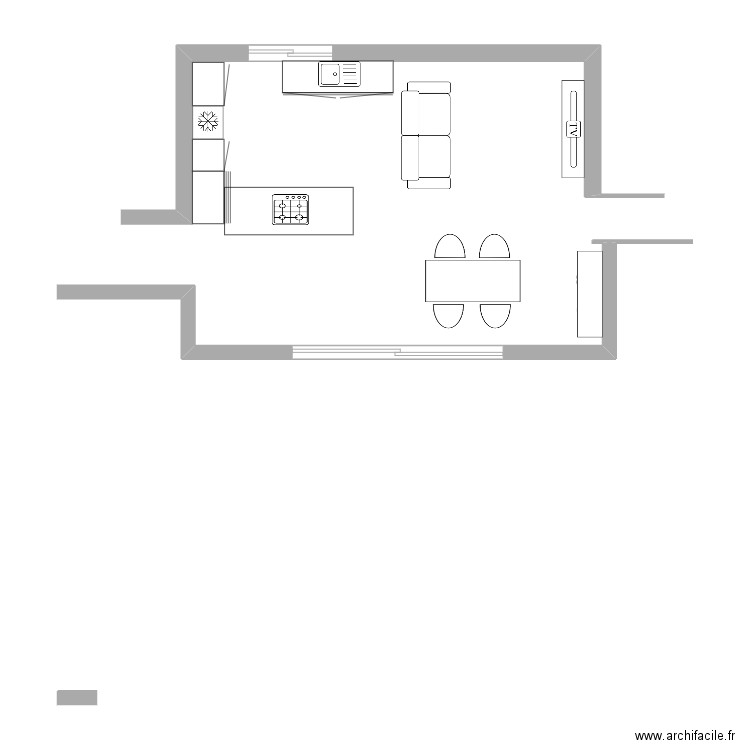 Salon Massac. Plan de 0 pièce et 0 m2