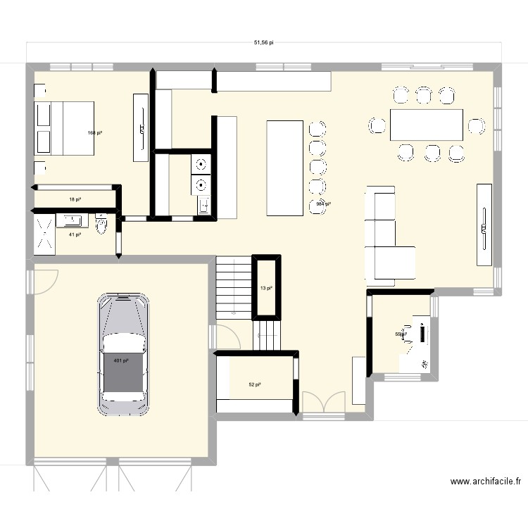 Hugues1111. Plan de 23 pièces et 363 m2