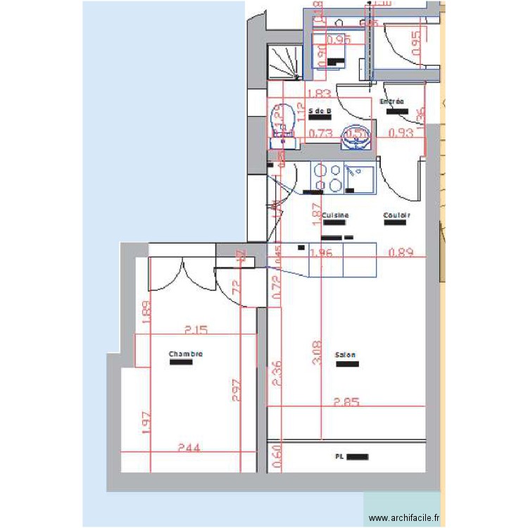 Appart Astrid. Plan de 0 pièce et 0 m2