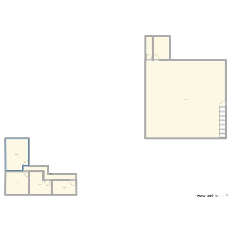 PLAN ACS. Plan de 8 pièces et 314 m2