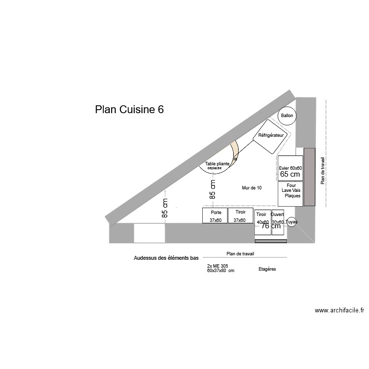 55RL 2D Plan Cuisine 6 2024 12 16. Plan de 0 pièce et 0 m2