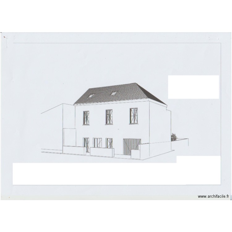 facade st maur. Plan de 0 pièce et 0 m2