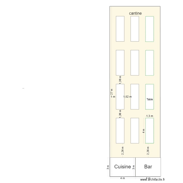 OKK TENTE. Plan de 1 pièce et 216 m2