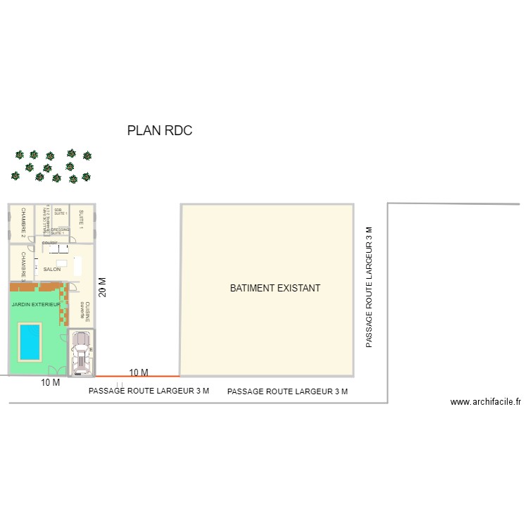 ok hammamet 20.08.24 JARDIN DEVANT 3.0. Plan de 7 pièces et 576 m2