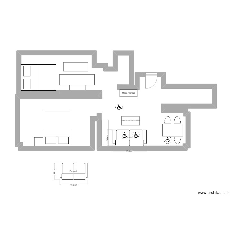 Piso Elfo 121 nuevo. Plan de 0 pièce et 0 m2